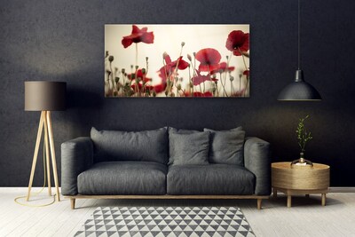 Quadro acrilico Fiori di papaveri