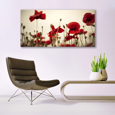 Quadro acrilico Fiori di papaveri