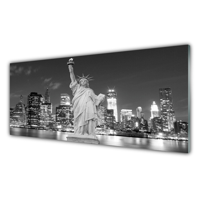 Quadro in vetro acrilico Statua della Libertà New York