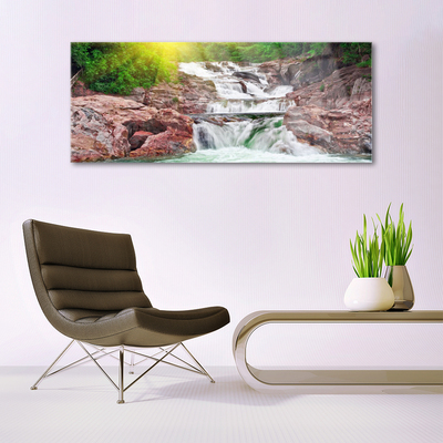 Quadro acrilico Cascata della natura