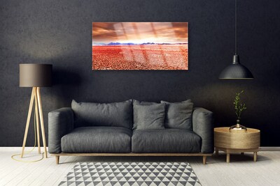 Quadro acrilico Paesaggio di sabbia del deserto