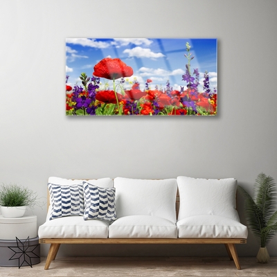 Quadro acrilico Fiori Sul Muro