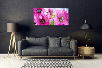 Quadro vetro acrilico Fiori Sul Muro