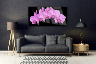 Quadro vetro acrilico Fiori Sul Muro