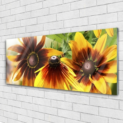 Quadro vetro acrilico I fiori della pianta