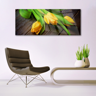 Quadro su vetro acrilico Fiori di tulipani