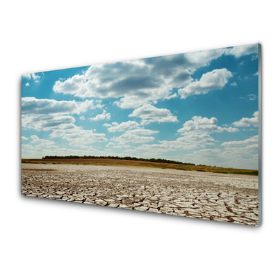 Quadro acrilico Paesaggio di sabbia del deserto