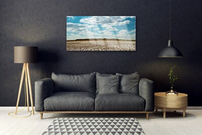 Quadro acrilico Paesaggio di sabbia del deserto