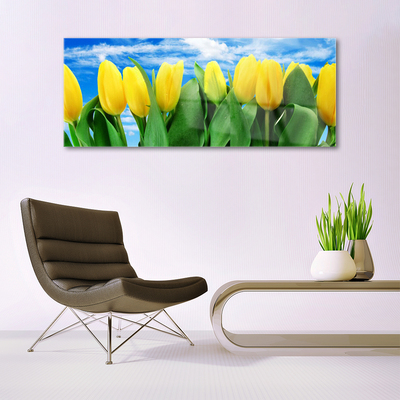 Quadro su vetro acrilico Fiori di tulipani