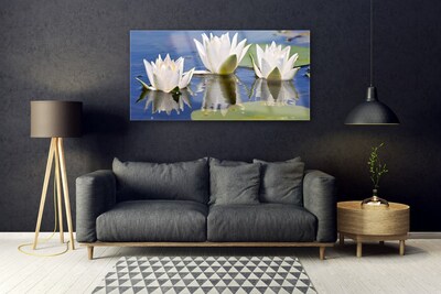 Quadro su vetro acrilico I fiori della pianta