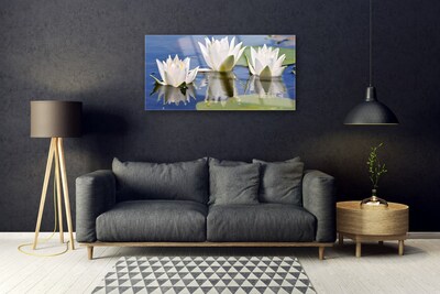 Quadro su vetro acrilico I fiori della pianta