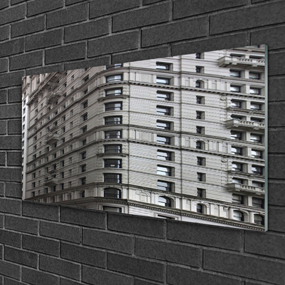 Quadro vetro acrilico Case di edifici