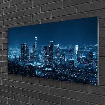 Quadro acrilico Case di città