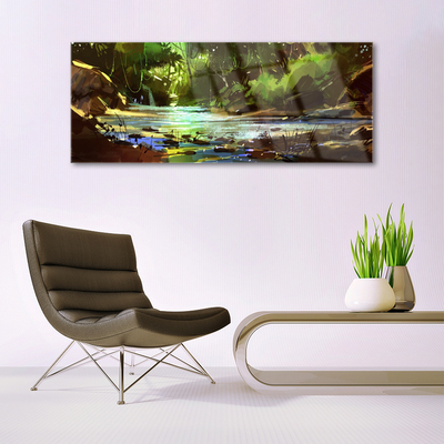 Quadro acrilico Natura Stones Lake Forest