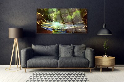 Quadro acrilico Natura Stones Lake Forest