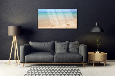 Quadro acrilico Paesaggio della spiaggia delle stelle marine