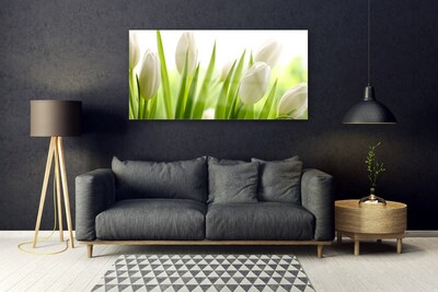 Quadro in vetro acrilico Fiori di tulipani