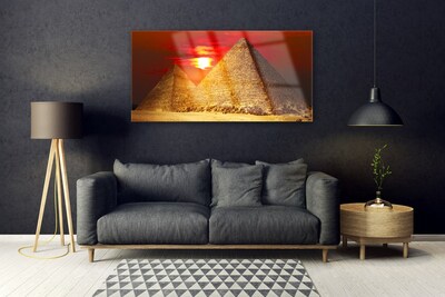 Quadro vetro acrilico Piramidi di architettura