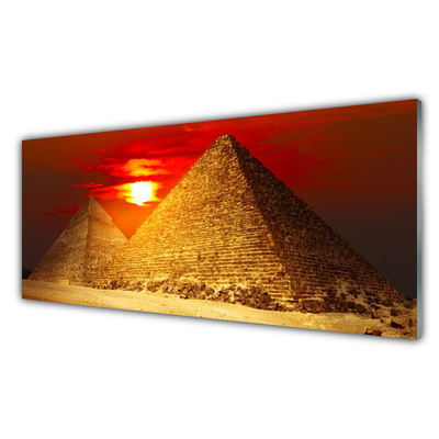 Quadro vetro acrilico Piramidi di architettura