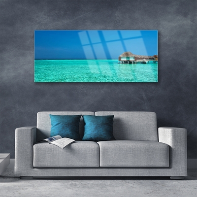 Quadro vetro acrilico Paesaggio marino