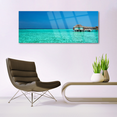 Quadro vetro acrilico Paesaggio marino