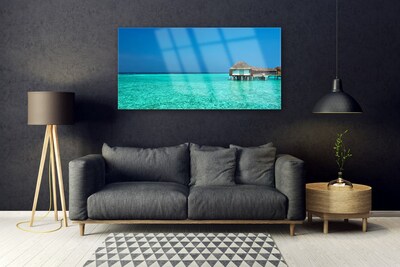 Quadro vetro acrilico Paesaggio marino