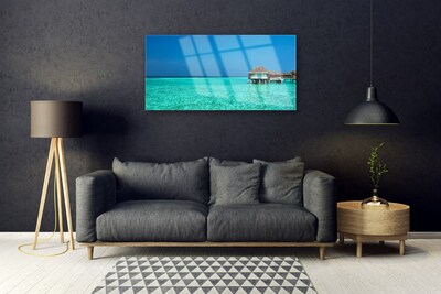 Quadro vetro acrilico Paesaggio marino