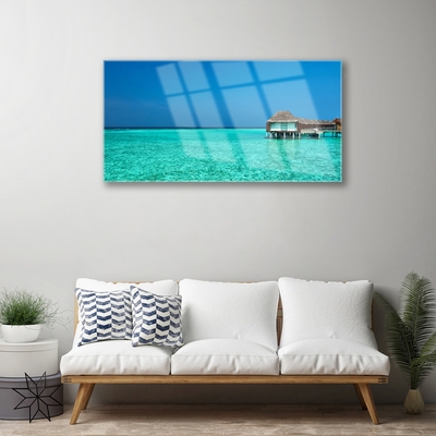 Quadro vetro acrilico Paesaggio marino