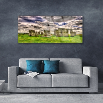 Quadro acrilico Paesaggio di Stonehenge