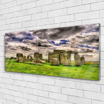 Quadro acrilico Paesaggio di Stonehenge