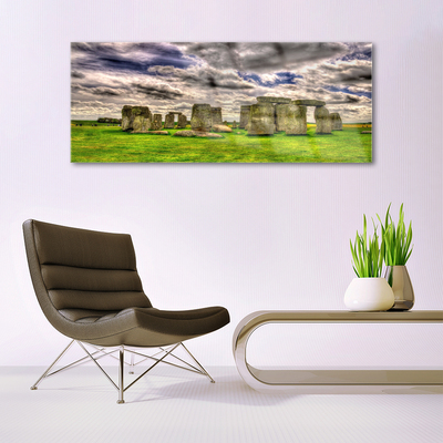 Quadro acrilico Paesaggio di Stonehenge