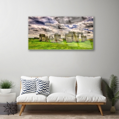 Quadro acrilico Paesaggio di Stonehenge