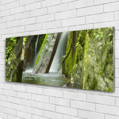 Quadro acrilico Cascata della natura