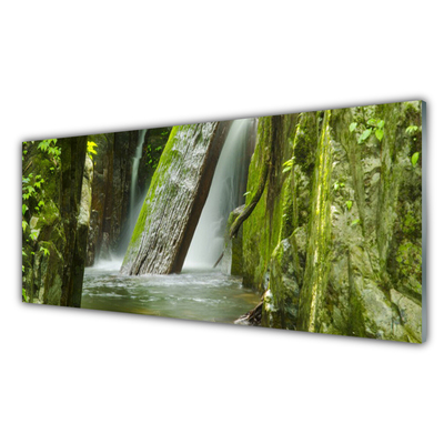 Quadro acrilico Cascata della natura