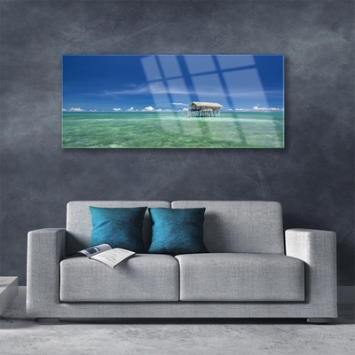 Quadro vetro acrilico Paesaggio marino