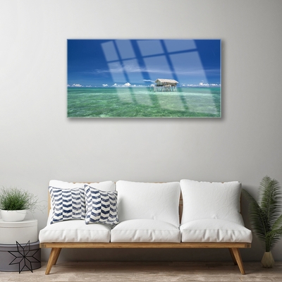 Quadro vetro acrilico Paesaggio marino