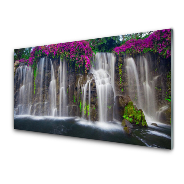 Quadro acrilico Cascata della natura