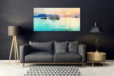 Quadro su vetro acrilico Paesaggio marino