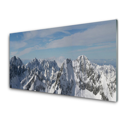 Quadro acrilico Paesaggio di montagne