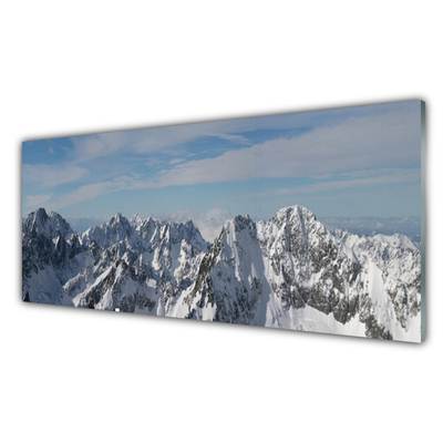 Quadro acrilico Paesaggio di montagne