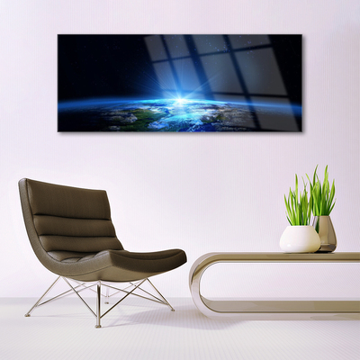 Quadro su vetro acrilico Astrazione dell'universo