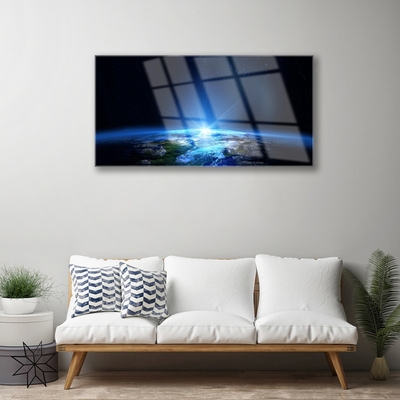 Quadro su vetro acrilico Astrazione dell'universo