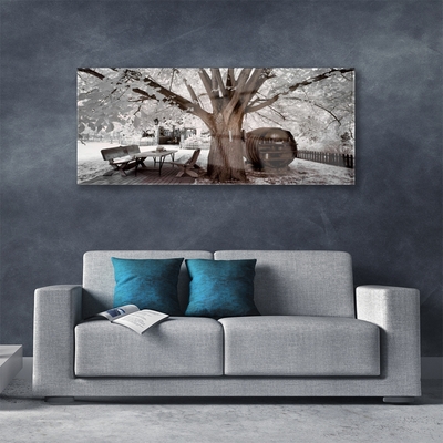 Quadro acrilico Albero della natura