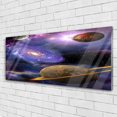 Quadro acrilico Pianeta Universo