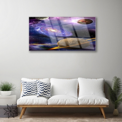 Quadro acrilico Pianeta Universo