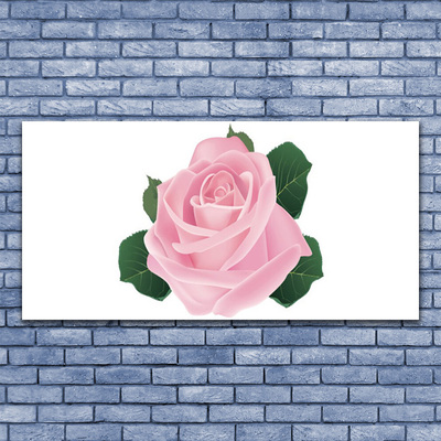 Quadro acrilico Natura della pianta del fiore della rosa
