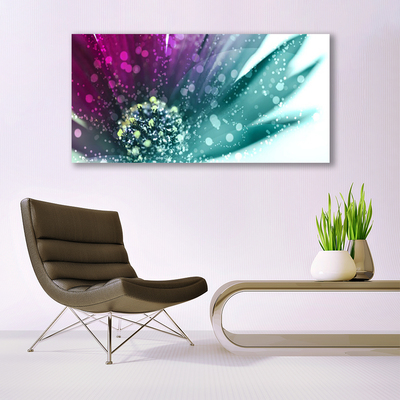 Quadro su vetro acrilico Fiore Pianta Natura Art