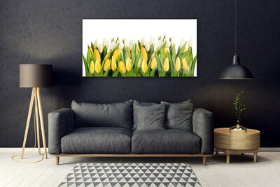 Quadro vetro acrilico Tulipani, fiori, piante