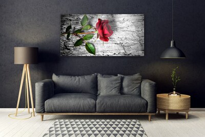 Quadro acrilico Natura della pianta del fiore della rosa