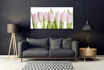 Quadro acrilico Tulipani, fiori, piante